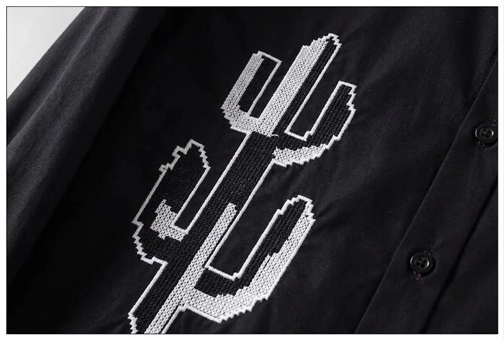 Dolce & Gabbana Sicilian Western 컬렉션 십자 자수 셔츠 이미지