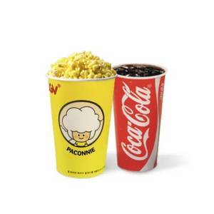 cgv 팝콘 m + 음료 m 스몰콤보 이미지