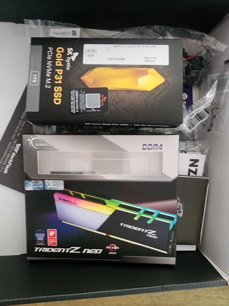 하이닉스p31 1tb ssd, 도시바 hdd 2테라 하드디스크 이미지