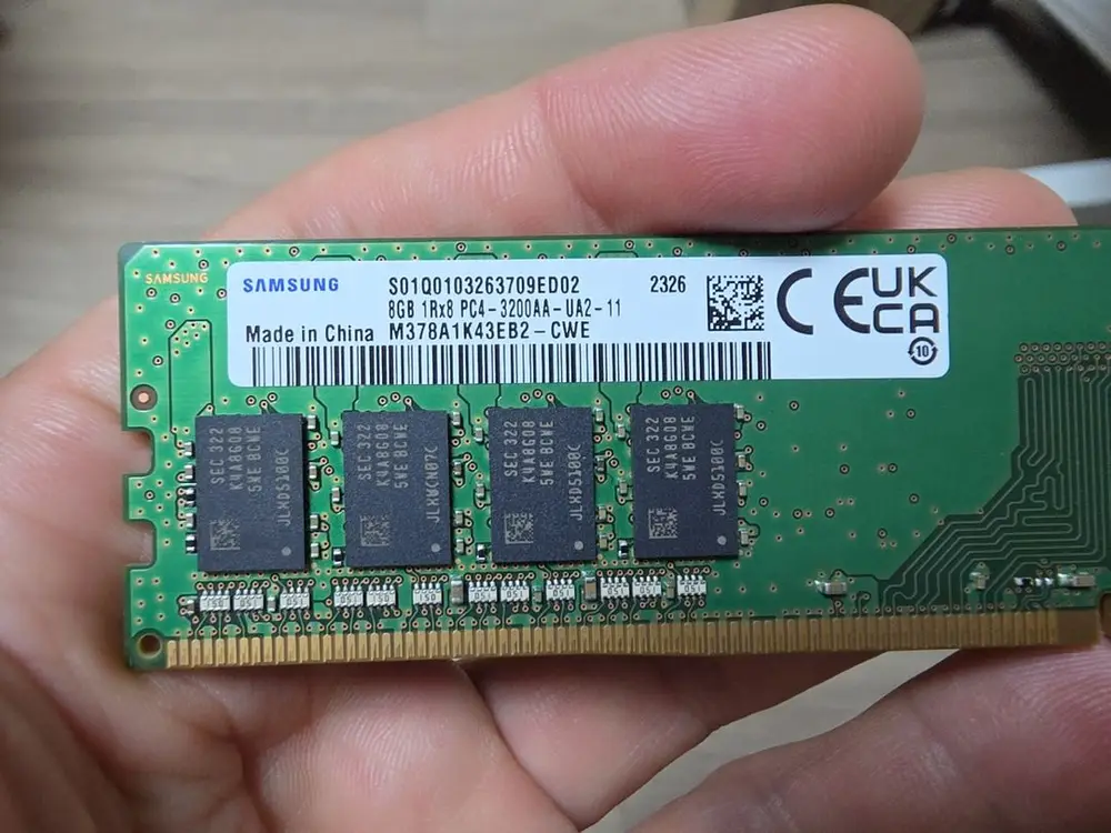 삼성 ddr4 3200mhz 8gb 1장 이미지