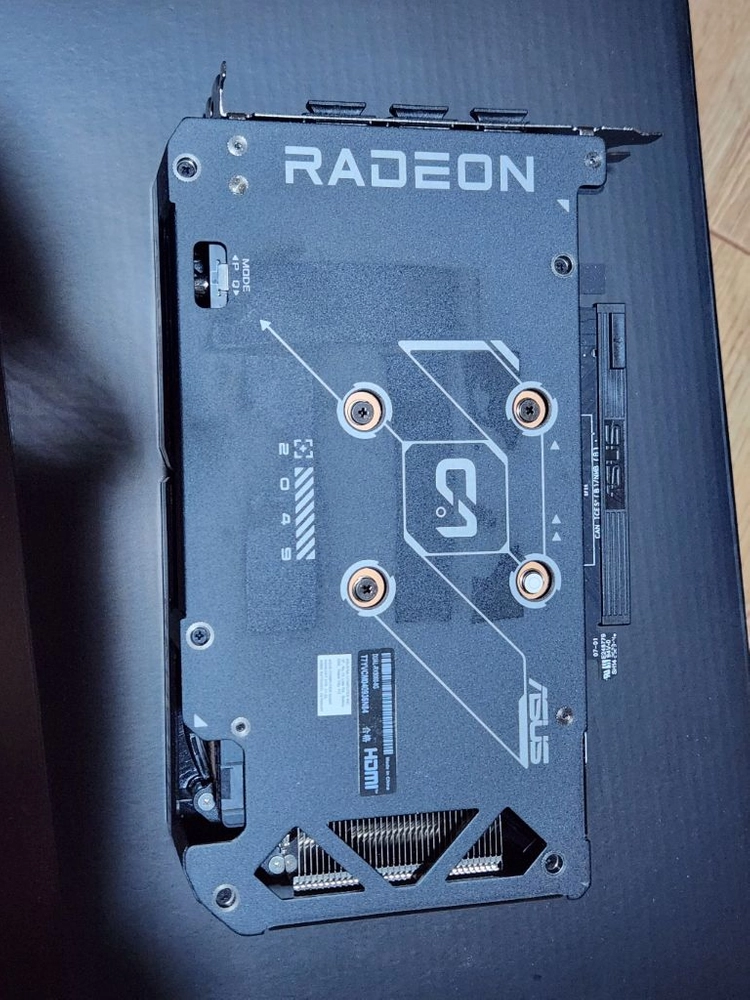 asus dual rx9060 8gb 이미지