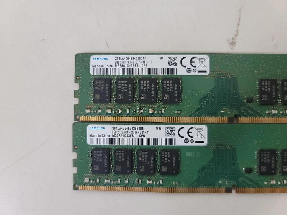 삼성 DDR4-2133 8GB 두장 이미지