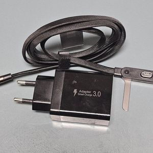 거치형충전선+45W 고속 충전기 세트 이미지
