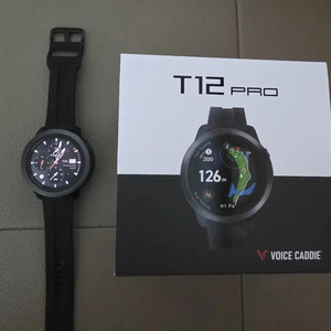 보이스캐디 T12 Pro 골프 시계 블랙 이미지