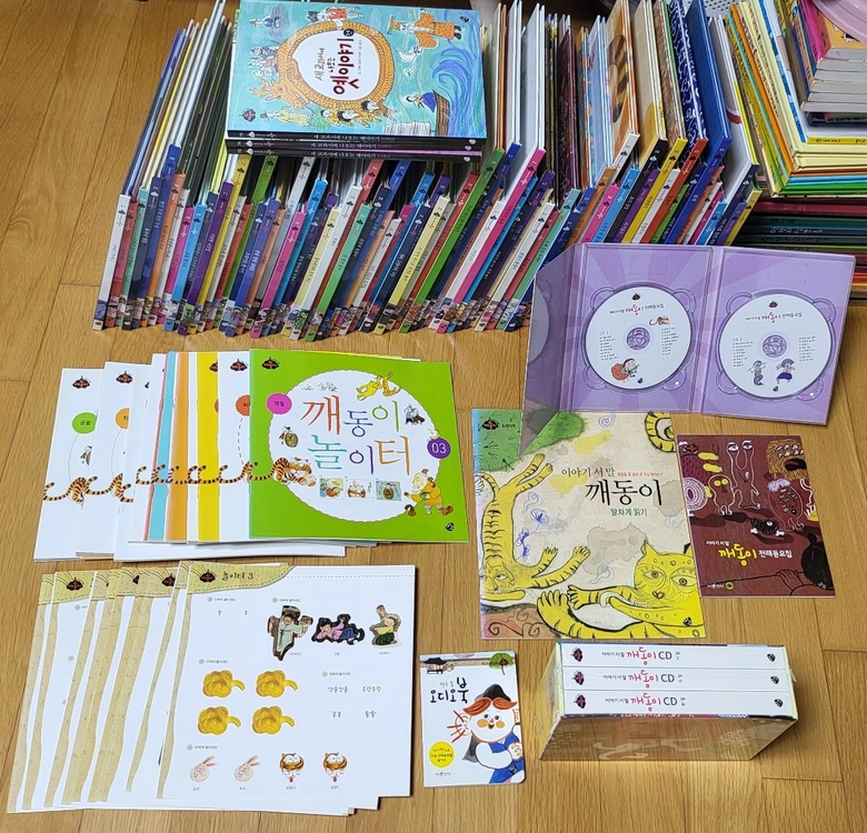 깨동이전래동화 풀세트 116종(책75권+활동북24권+오디오북+길잡이책+CD12장+전래동요집+전래동요CD2장) 이미지