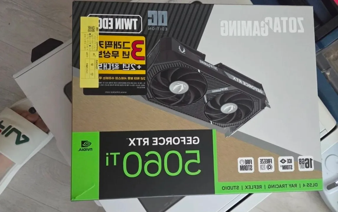 조텍 RTX 5060 Ti 16g 그래픽카드 - 안심되는 중고거래