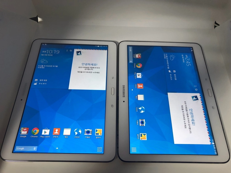 갤럭시 탭4(T530) 화이트 와이파이 총2대 일괄 판매 이미지