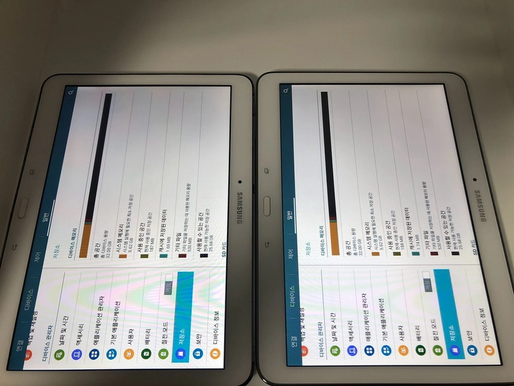 갤럭시 탭4(T530) 화이트 와이파이 총2대 일괄 판매 이미지