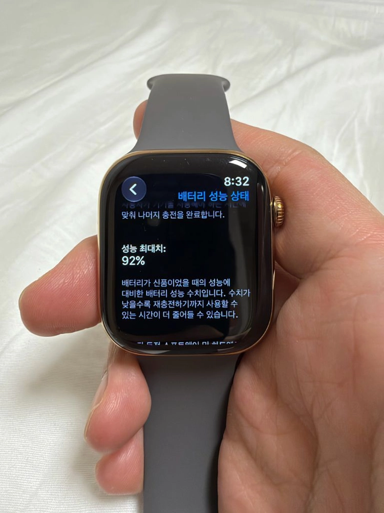애플위치10 티타늄 골드46mm 이미지
