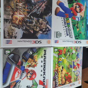 3ds 마리오카트 골프 테니스 몬스터헌터4g 일괄팔아여 이미지