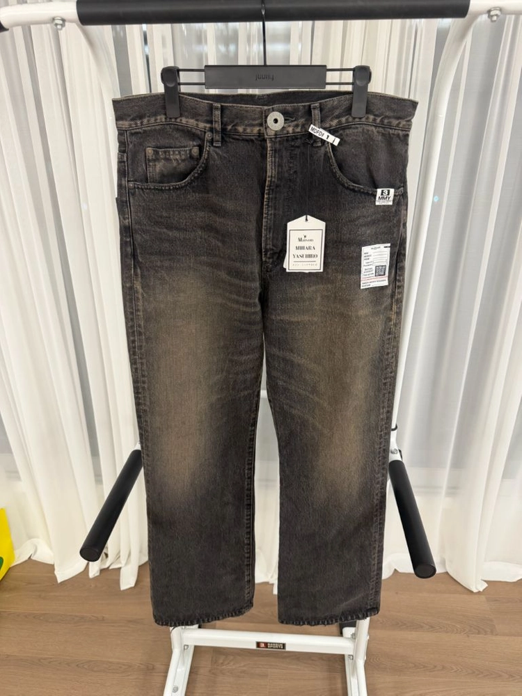 26fw 메종 미하라 야스히로 J17PT122 블랙 데님 팬츠 팝니다 이미지