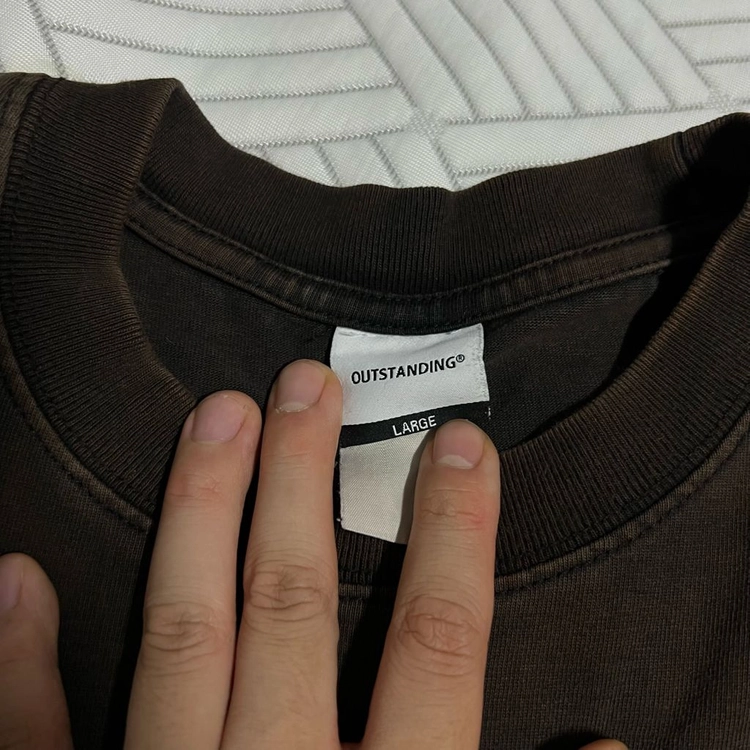 아웃스탠딩 빈티지 워싱 반팔 L 스컬 해골 아메카지 데일리 이미지