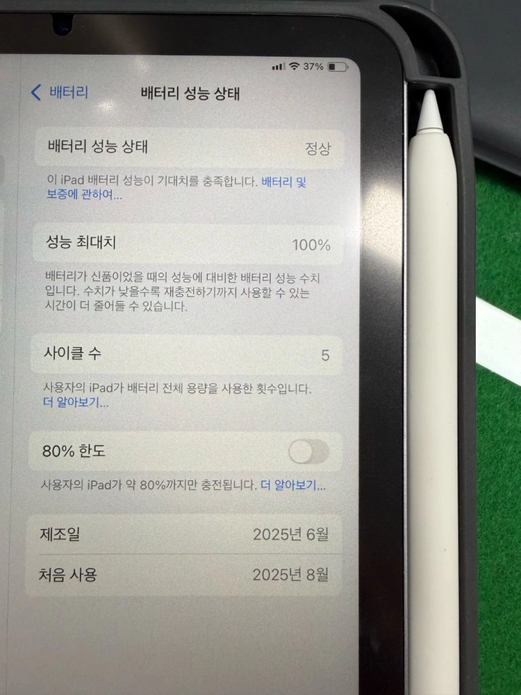 아이패드 미니7 셀룰러 512 스그(애플펜슬 프로 포함) 이미지
