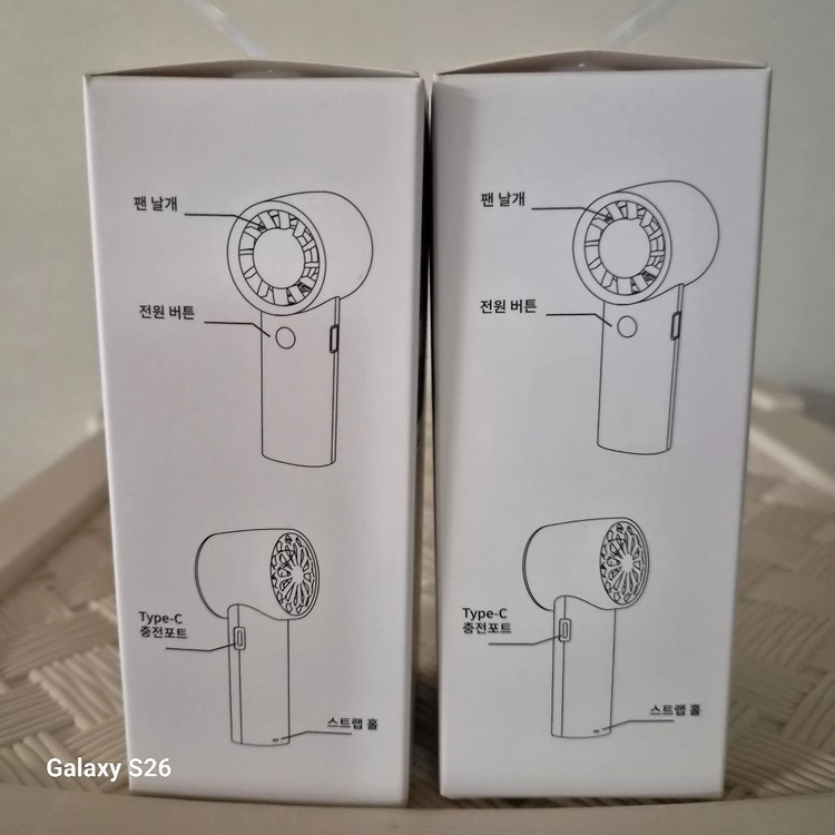 액센 F21 저소음 컴팩트 선풍기 3단 조절 이미지