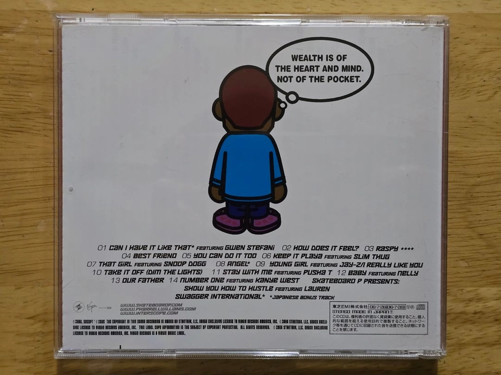 CD 음반 Pharrell Williams 퍼렐 윌리엄스 - In My Mind 이미지