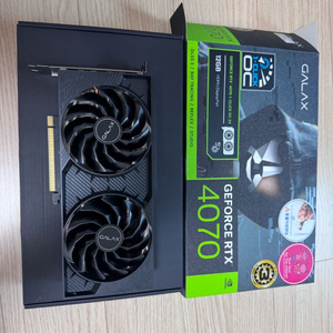 갤럭시 RTX 4070 12G 이미지