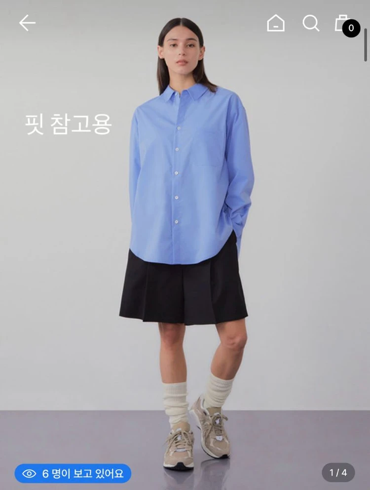 인스턴트펑크 셔츠(블랙) 이미지