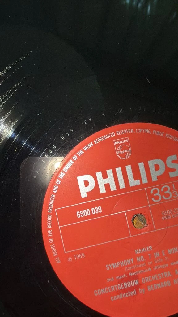 [1970년 네덜란드 초반] 말러 7번 2LP 박스 이미지