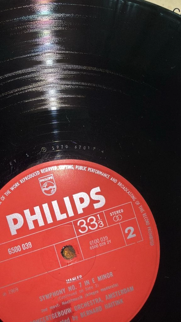 [1970년 네덜란드 초반] 말러 7번 2LP 박스 이미지