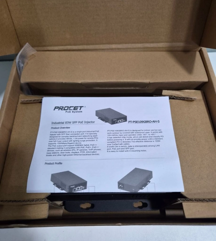 [미사용/신품] 한화비전 4채널 멀티디렉셔널 AI 카메라 (PNM-C32083RQZ) + 83W High PoE 이미지
