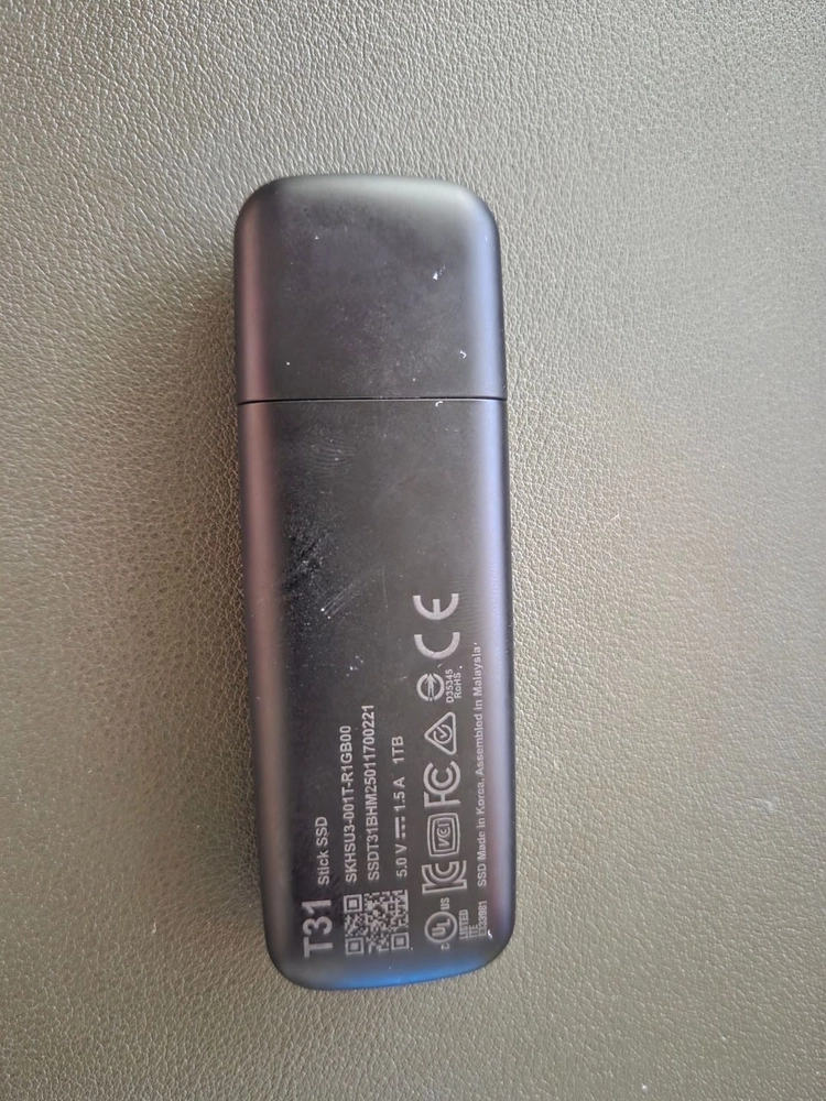 sk하이닉스 T31 1TB 외장 SSD USB 이미지
