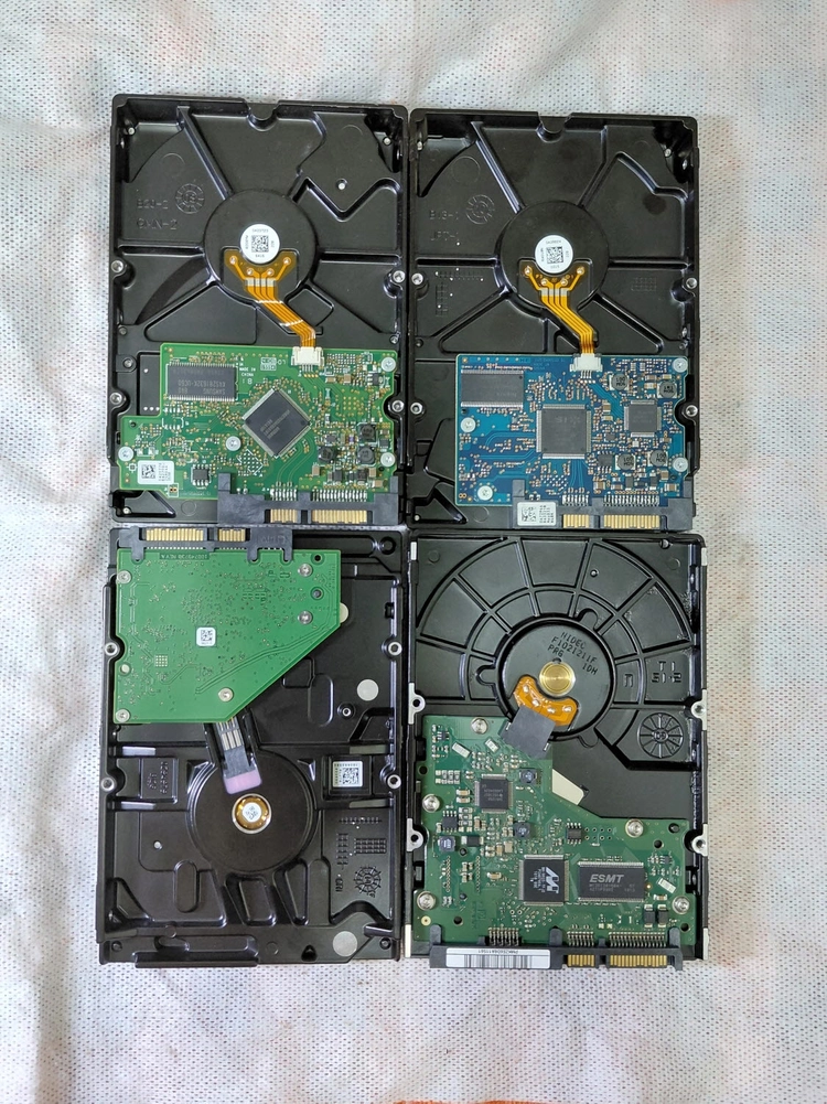 HDD 500GB 3.5인치 4개 일괄판매 이미지