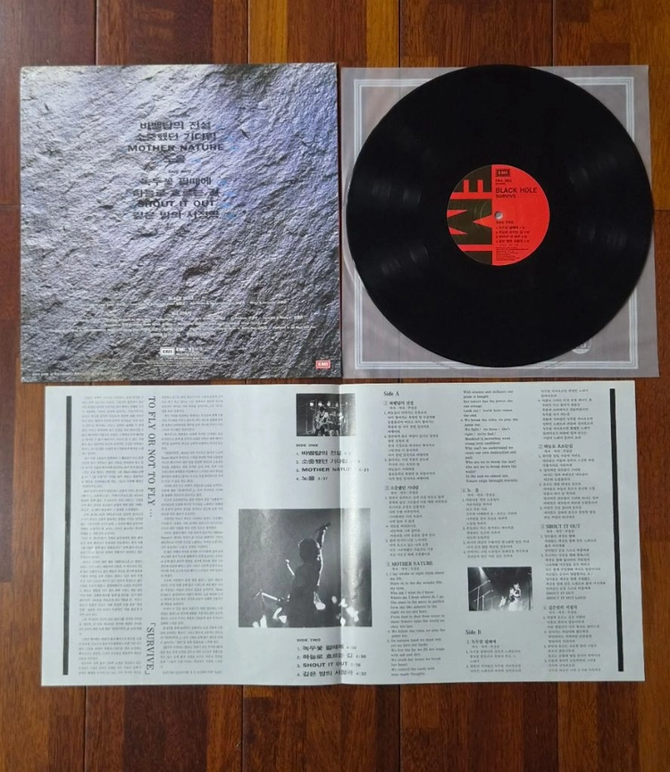 BLACK HOLE 블랙홀2집 LP 이미지