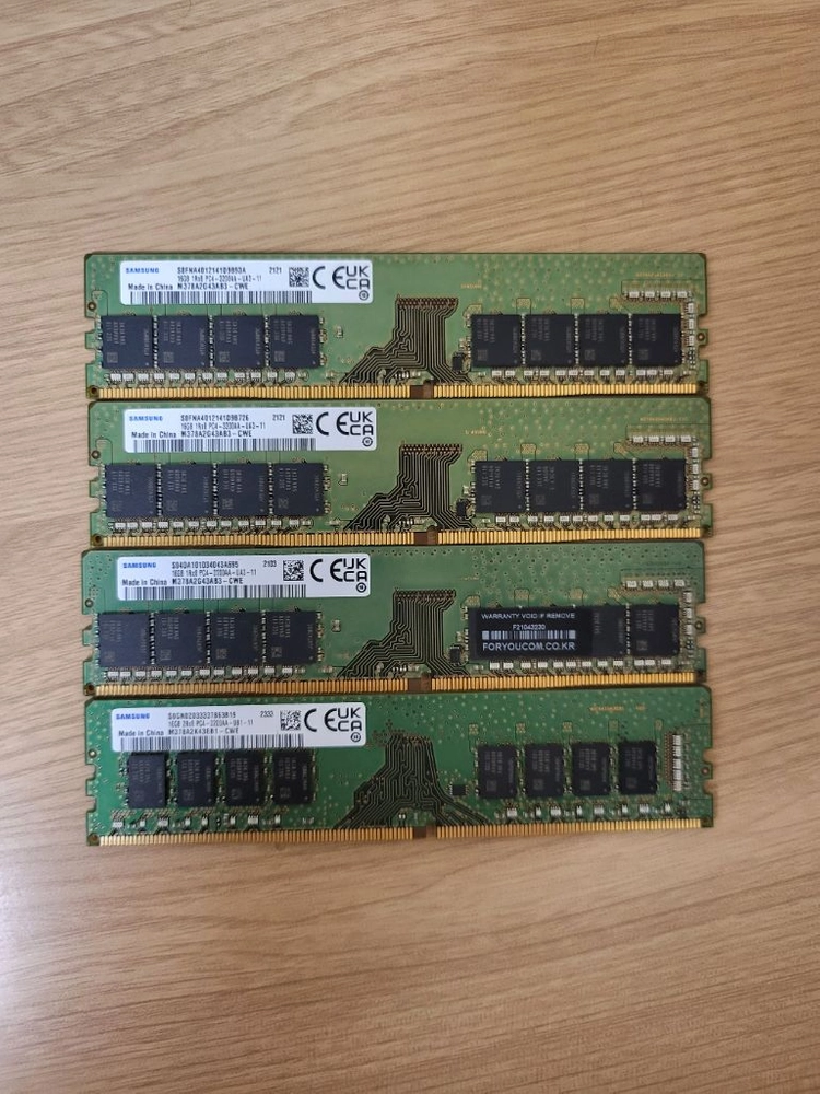 삼성 DDR4 3200 16기가 메모리 팝니다 이미지