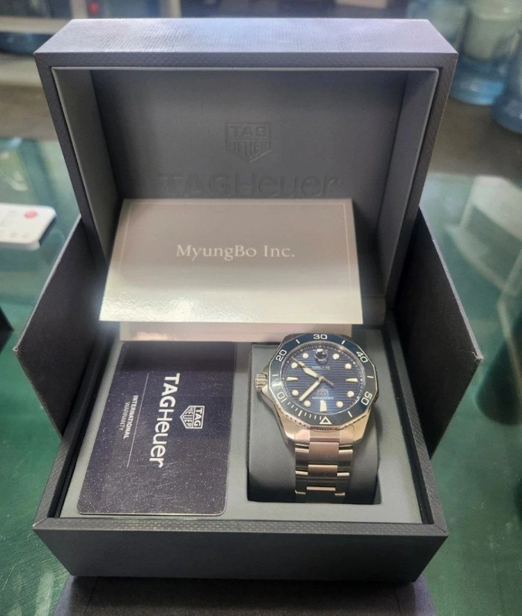 태그호이어 아쿠아레이서 300 청판 43mm 오토매틱 - 안심되는 중고거래
