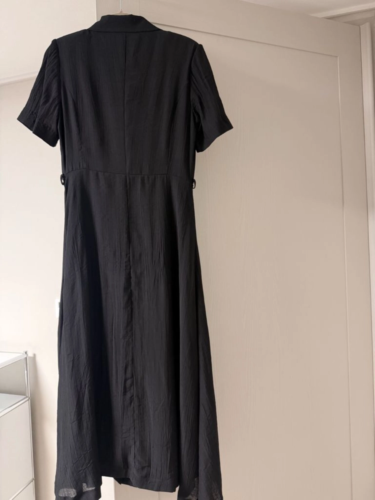 쥴리앤칼라 블랙 롱원피스 하객룩 이미지