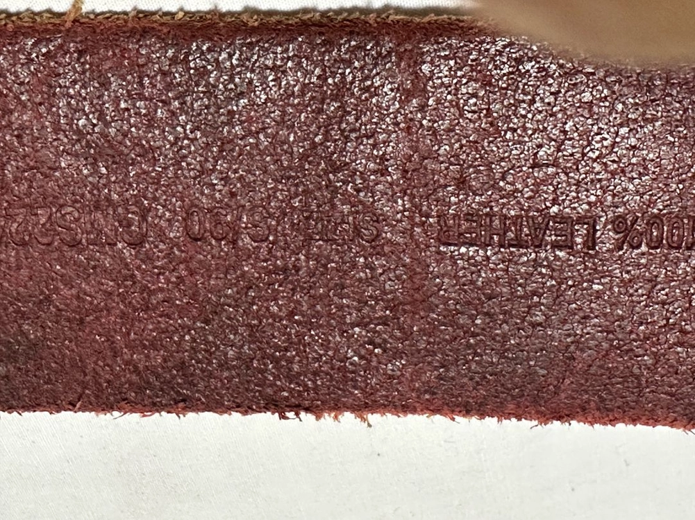GUESS 이탈리아산 빈티지 스터드 천연가죽 벨트 이미지