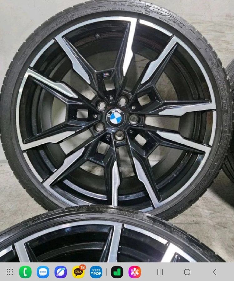 BMW 850i 895M 순정 20인치 휠(컷팅) / 미쉐린 PS3 런플렛 한대분 이미지