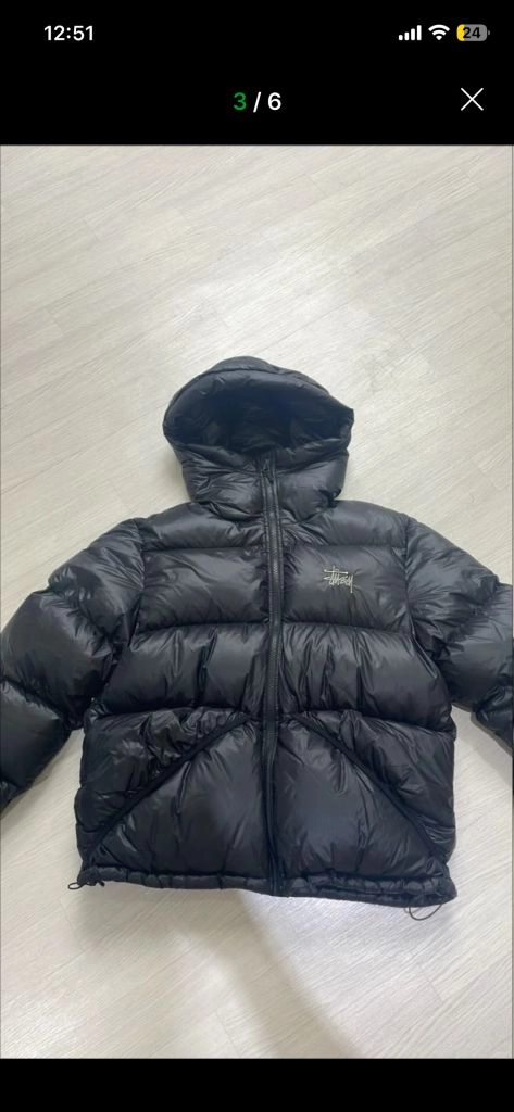 스투시 패딩 s 이미지