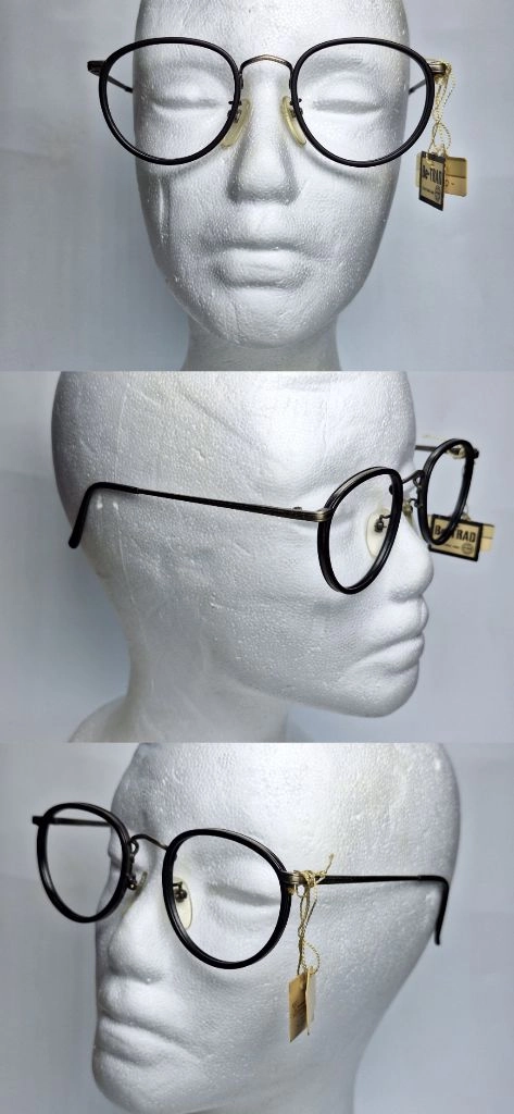 Be-TRAD 1204 솔텍스 콤비네이션 안경테 48mm 보스턴 일본 빈티지 데드스톡 레트로 앤틱 복고 아메카지 이미지