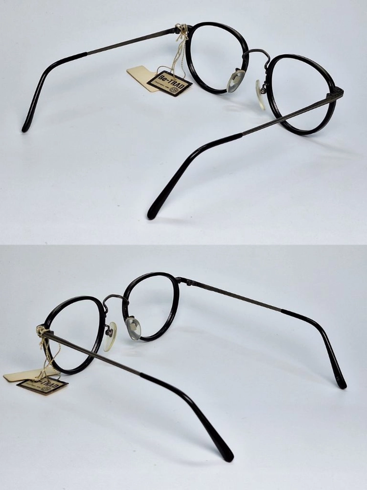 Be-TRAD 1204 솔텍스 콤비네이션 안경테 48mm 보스턴 일본 빈티지 데드스톡 레트로 앤틱 복고 아메카지 이미지