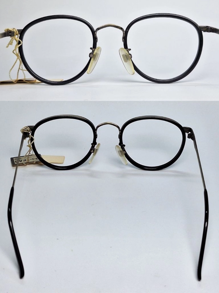 Be-TRAD 1204 솔텍스 콤비네이션 안경테 48mm 보스턴 일본 빈티지 데드스톡 레트로 앤틱 복고 아메카지 이미지
