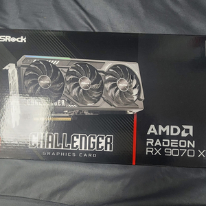 ASRock 라데온 RX 9070XT CHALLENGER D6 16GB 이미지