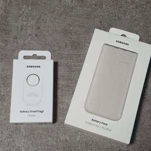 미개봉 삼성 보조배터리 10000mAh PD 25W + 스마트태그2 판매 이미지