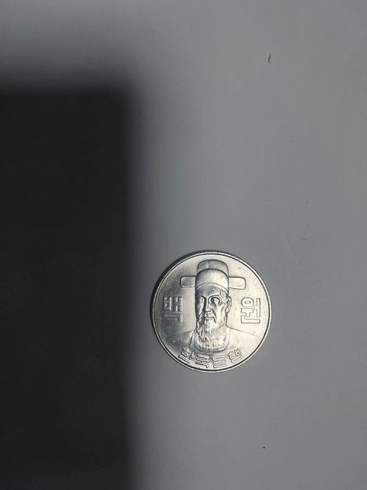 1981년 100원 동전 이미지