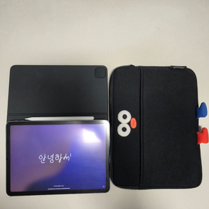아이패드 에어4세대 256기가 스카이블루 wifi, 애플정품 매직키보드, 애플펜슬 2세대 세트로 팝니다 이미지