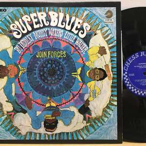 LP ; bo didley, little walter, muddy waters - super blues 블루스 이미지