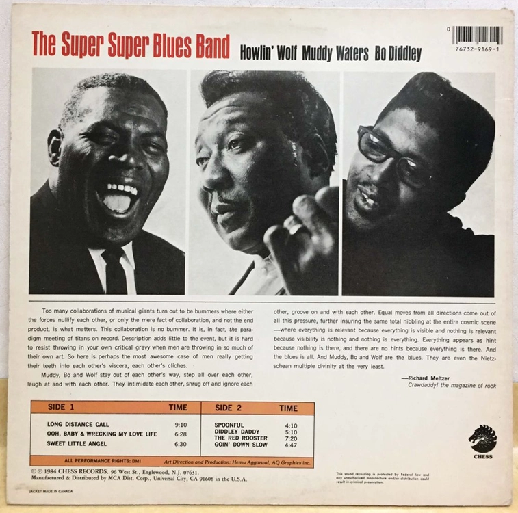 LP ; howlin wolf, muddy waters, bo diddley 슈퍼 슈퍼 블루스 blues 이미지