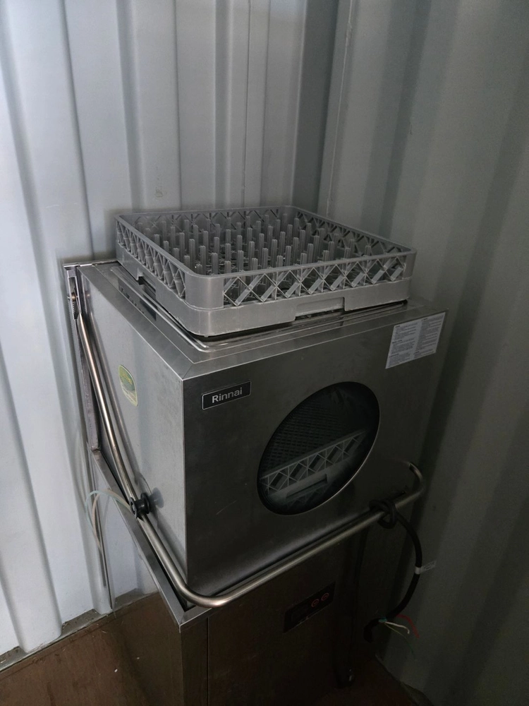 린나이 전기식 업소용 식기세척기 / 고온 살균 랙도어 식기세척기 / 1저 전처리세정대, 세척후 작업대 세트 별도 이미지
