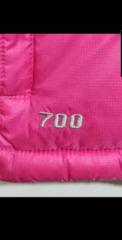 (S) 노스페이스 눕시 패딩조끼 핑크 거위털 700 구스다운 베스트 이미지