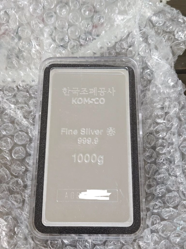 한국조폐공사 실버바 1kg 이미지
