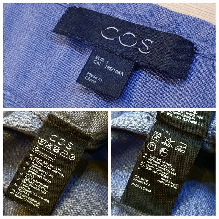 77/88.COS 린넨 라운드 박스셔츠 이미지