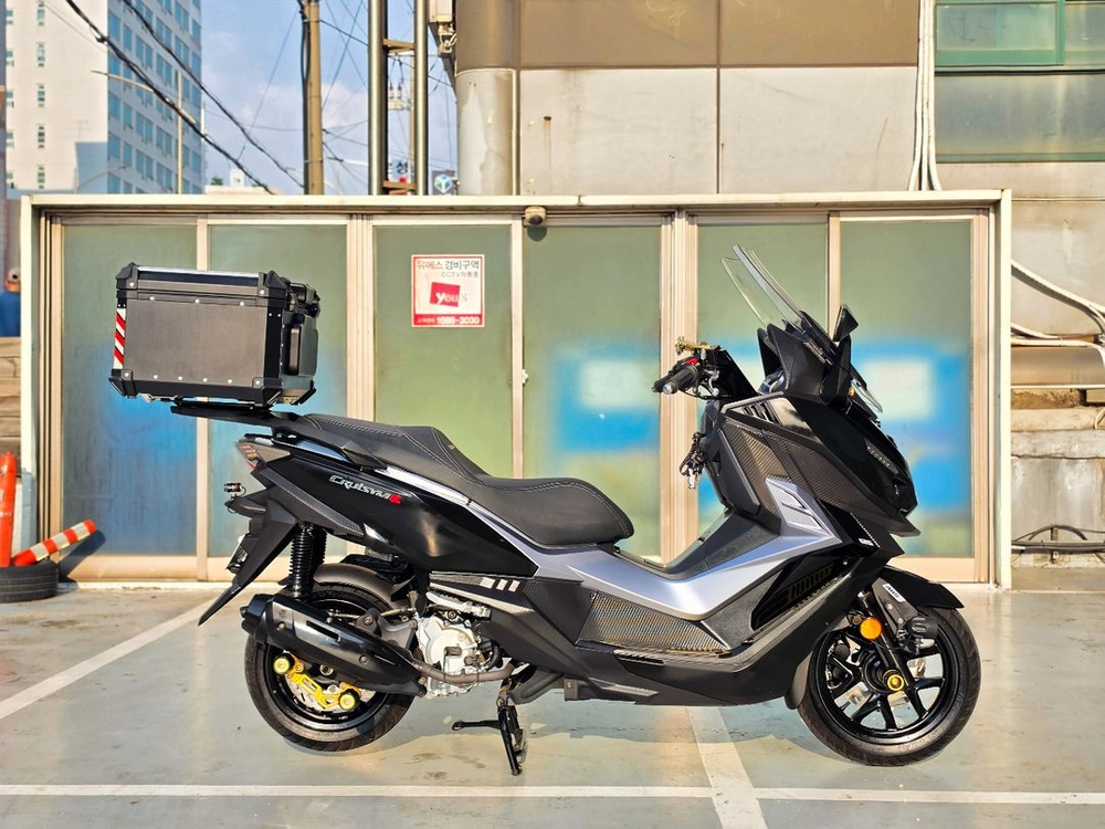 크루심125 알파 sym 2022년식 ABS모델 598KM 오토바이 판매합니다 이미지