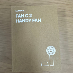 루메나 FAN C2 핸디 선풍기 크림 화이트 이미지