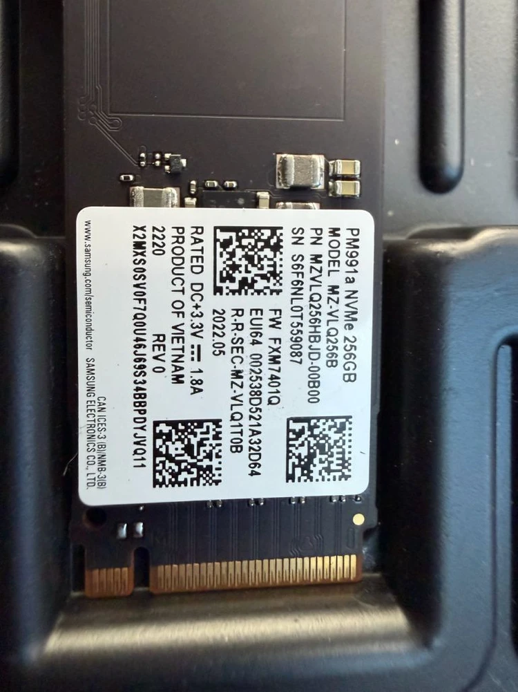 삼성 NVME SSD 256GB MZ-VLQ256B 팝니다 이미지