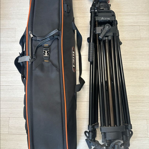E-IMAGE AT-7802 삼각대 + 셔틀러 비디오 헤드 셋트로 판매합니다 이미지